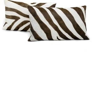 Cowhide lumber pillows